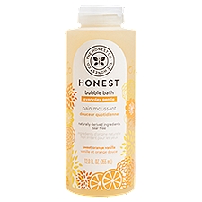 Honest Bubble Bath, Sweet Orange Vanilla Everyday Gentle, 12 Fluid ounce
