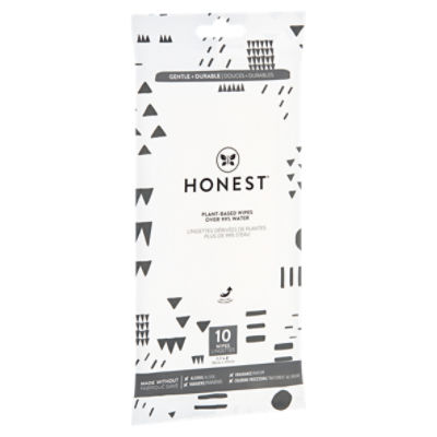Honest Plant-Based Wipes, 10 count