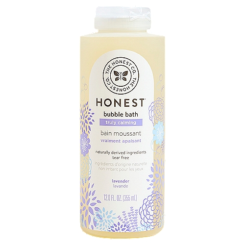 The Honest Co. Truly Calming Lavender Bubble Bath, 12.0 fl oz
A gentle, super-foaming bubble bath formulated to calm and cleanse skin. Made with a blend of lavender essential oils and chamomile.