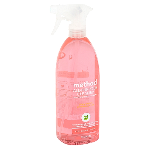 Method All-purpose Natural Surface Cleaner, Pink Grapefruit, 28 ounce 3  Count 
