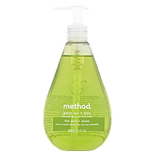 Method Green Tea + Aloe Naturally Derived, Hand Wash, 12 Fluid ounce