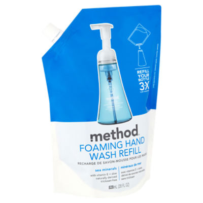 Method Sea Minerals Foaming Hand Wash Refill, 28 fl oz