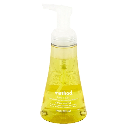 Method Lemon Mint Foaming Hand Wash, 10 fl oznFoaming Hand Wash with Plant-Based Cleansers