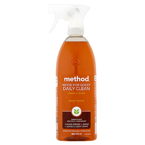 Method Wood for Good Daily Clean Almond Cleaner, 28 fl oz