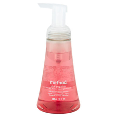 Method Pink Grapefruit Naturally Derived Foaming Hand Wash, 10 fl oz