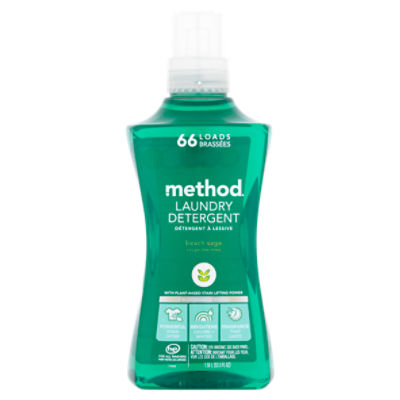 Method Beach Sage Laundry Detergent, 66 loads, 53.5 fl oz ShopRite