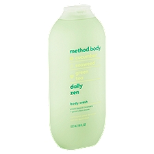 Method Body Daily Zen Cucumber, Seaweed, Green Tea Body Wash, 18 fl oz
