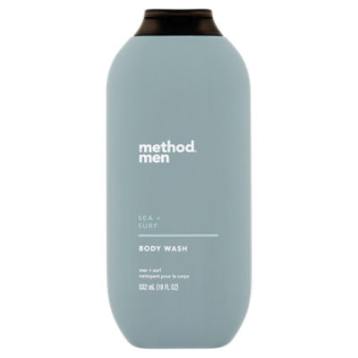 Method Men Sea + Surf Body Wash, 18 fl oz