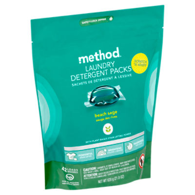 Method Beach Sage Laundry Detergent Packs, 42 loads, 21.8 oz