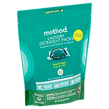 Method Beach Sage Laundry Detergent Packs, 42 loads, 21.8 oz