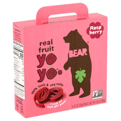 Bear Raspberry Flavoured Fruit Rolls