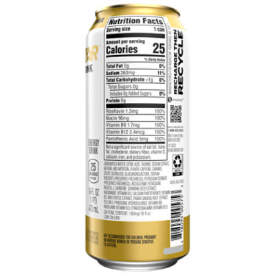 ROCKSTAR ENERGY 16OZROCKSTASF Sugar-Free Energy Drink, 16 oz Can