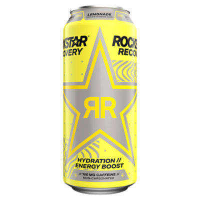 Rockstar Recovery Lemonade Flavor Energy Drink, 16 fl oz