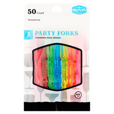 Jacent The Bar Party Forks, 50 count, 30 Each