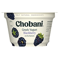 Chobani Greek Yogurt - Blackberry Fruit on the Bottom, 5.3 Ounce