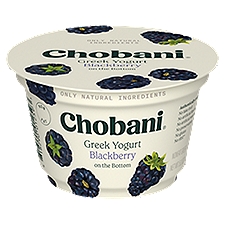 Chobani Blackberry on the Bottom, Greek Yogurt, 5.3 Ounce