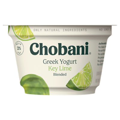 Chobani® Low-Fat Greek Yogurt Key Lime Blended 5.3oz