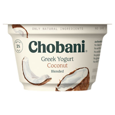 Chobani Yogurt, Greek, Low Fat, Coconut, Blended 5.3 Oz