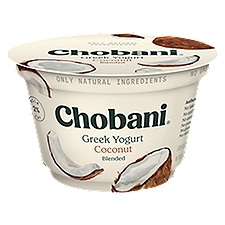 Chobani Coconut Blended, Greek Yogurt, 5.3 Ounce