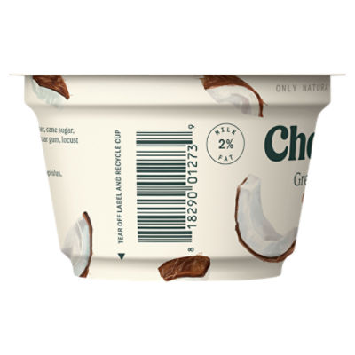 Chobani Yogurt, Greek, Low Fat, Coconut, Blended 5.3 Oz