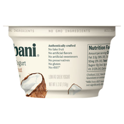 Chobani 2025 coconut yogurt