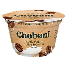 Chobani Coffee & Cream Blended, Greek Yogurt, 5.3 Ounce