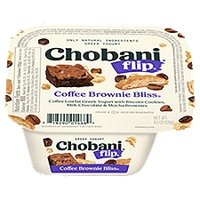 Chobani Flip Coffee Brownie Bliss, Greek Yogurt, 5.3 Ounce