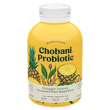 Chobani Probiotic Pineapple Turmeric Fermented, Plant-Based Drink, 14 Fluid ounce