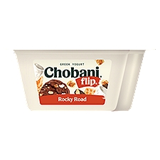 Chobani Flip Low-Fat Rocky Road Greek Yogurt 4.5oz, 4.5 Ounce