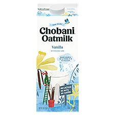 Chobani Vanilla Non-Dairy Oatmilk Oat Drink, 52 fl oz, 52 Fluid ounce