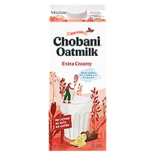 Chobani Plain Extra Creamy, Oat Drink, 52 Fluid ounce