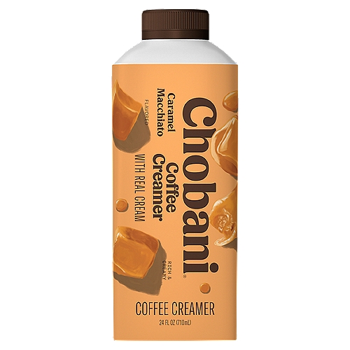 Chobani Salted Caramel Flavored Coffee Creamer Limited Batch, 24 fl oz
No rBST*
*Milk from rBST-treated cows is not significantly different.

Our coffee creamer is made from only simple ingredients- farm fresh cream, milk, and only natural flavors.
Good for great mornings.