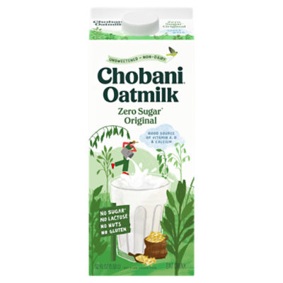 Chobani Zero Sugar Original Oatmilk 52 fl oz ShopRite