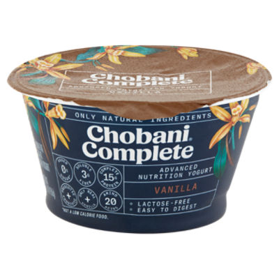 Chobani Greek Yogurt, Complete Vanilla LowFat