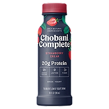 Chobani Complete Strawberry Cream Advanced Nutrition Yogur, 10 Fluid ounce