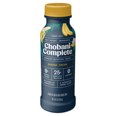 Chobani Complete Complete Banana Cream, Greek Yogurt Shake