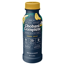 Chobani Complete Complete Banana Cream, Greek Yogurt Shake, 10 Fluid ounce