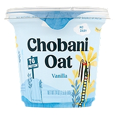 Chobani Oat Yogurt, Vanilla, 24 Ounce