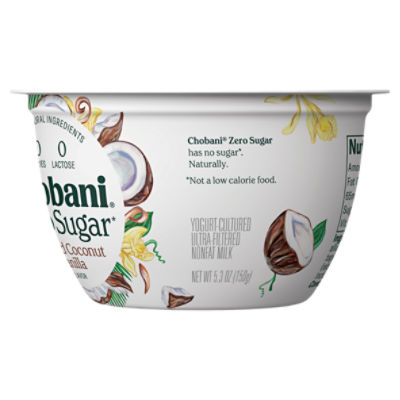 Chobani coconut outlet yogurt