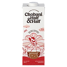 Chobani Half & Half, Milk and Cream, 32 Fluid ounce