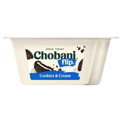 Chobani Flip Cookies & Cream Greek Yogurt, 4.5 oz The Fresh Grocer