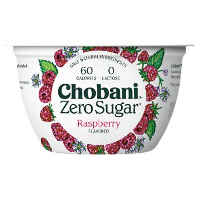 Chobani Zero Sugar Raspberry Flavored Yogurt 5.3 oz The Fresh Grocer