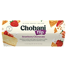 Chobani Flip Strawberry Cheesecake Greek Yogurt Value Pack, 4.5 oz, 4 count