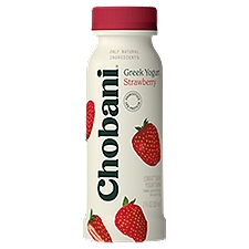 Chobani Lowfat Greek Strawberry Yogurt Drink 7 fl oz, 7 Fluid ounce
