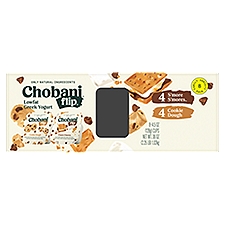 Chobani Flip Low-Fat Greek Yogurt Family Variety Pack, 4.5 oz, 8 count