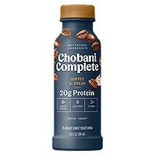 Chobani Complete Coffee & Cream Flavored Greek Yogurt, 10 fl oz, 10 Fluid ounce