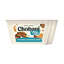 Chobani Flip Greek Coconut Caramel Cookie Yogurt 4.5 oz, 4.5 Ounce