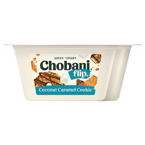 Chobani Flip Greek Coconut Caramel Cookie Yogurt 4.5 oz