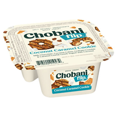 Chobani Flip Coconut Caramel Cookie Greek Yogurt, 4.5 oz - Fairway