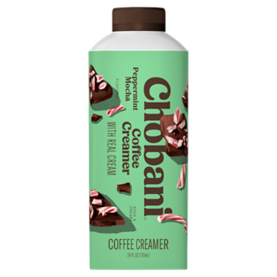 Chobani Peppermint Mocha Flavored Coffee Creamer, 24 fl oz